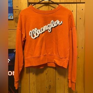 Wrangler Women's Orange Sweatshirt